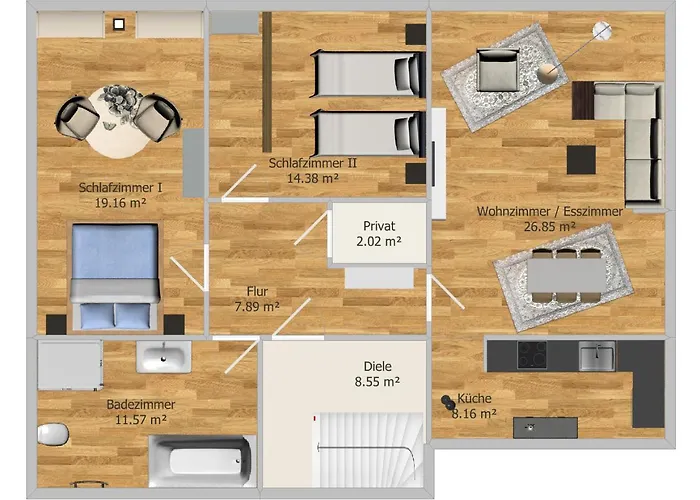 Neu Renovierte Suseria 公寓 Kaden (Westerwaldkreis)